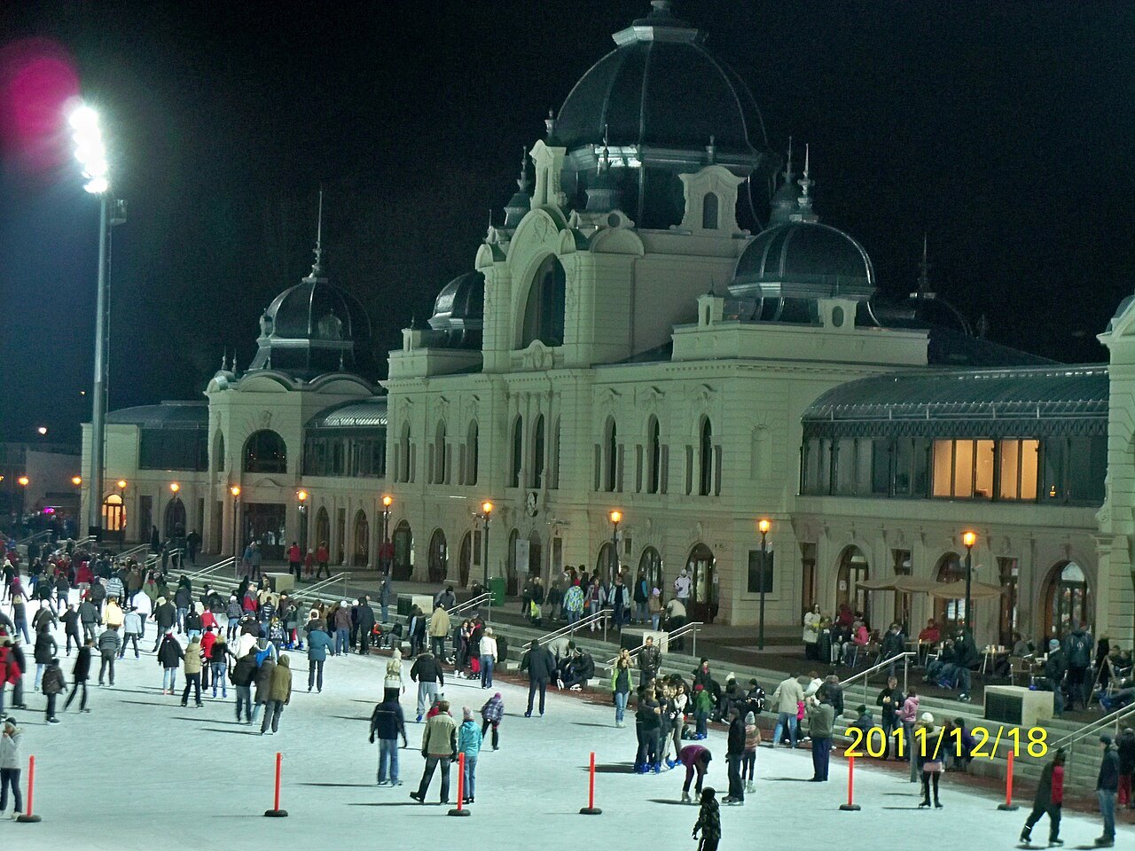 City Park Ice Rink Christmas market, Budapest