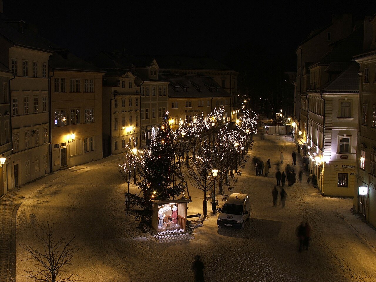 Kampa Christmas market, Prague