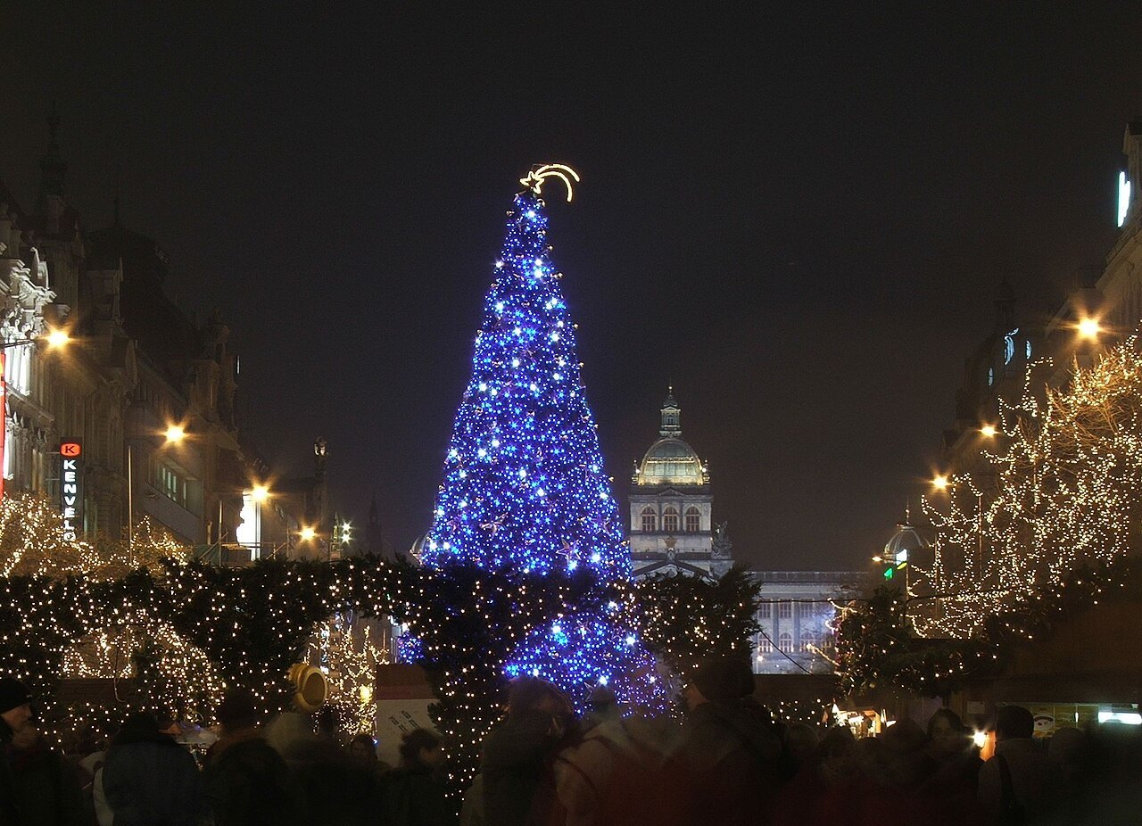 Wenceslas Square Christmas market, Prague