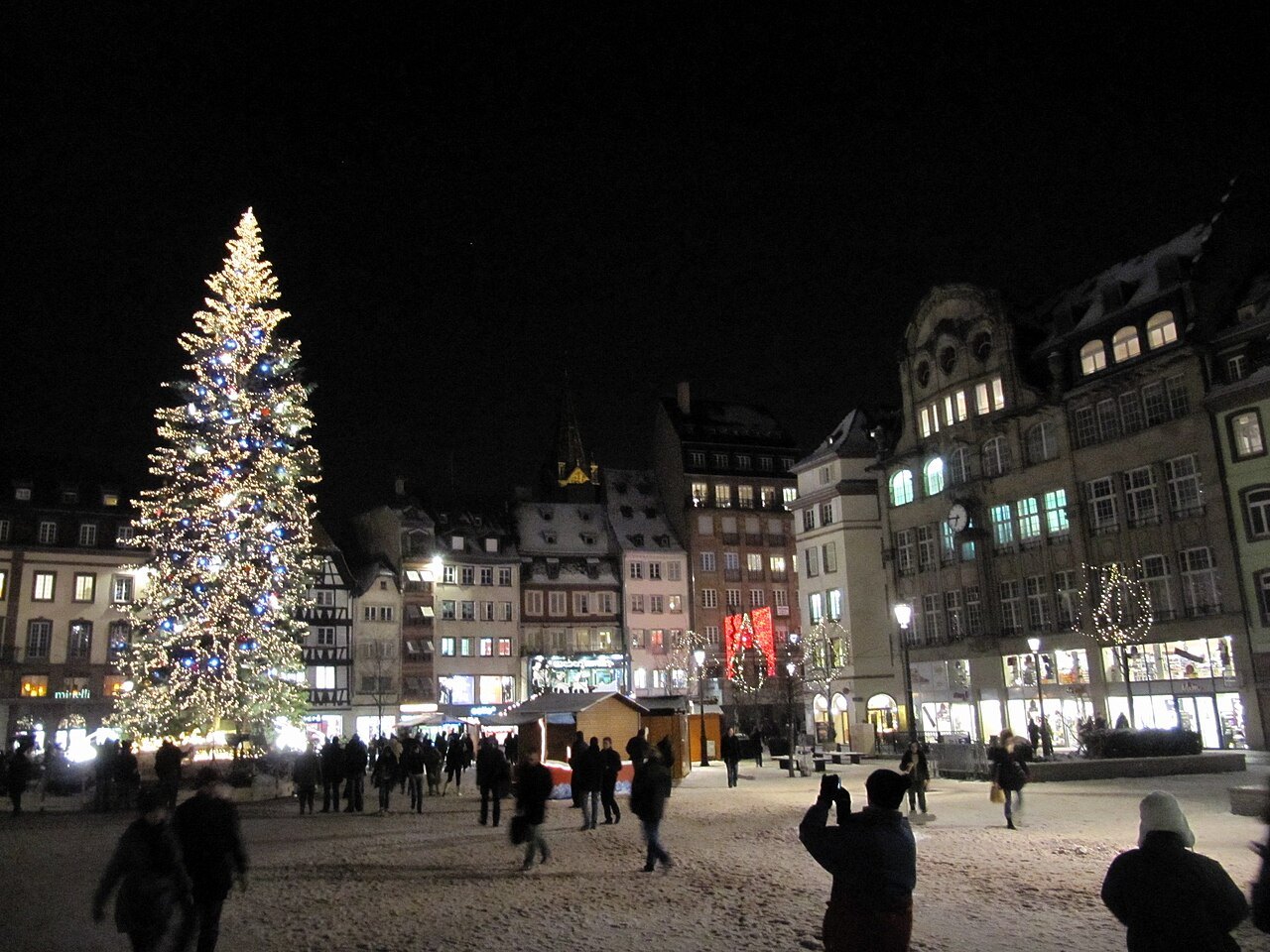 The Great Tree Christmas market, Strasbourg & Colmar